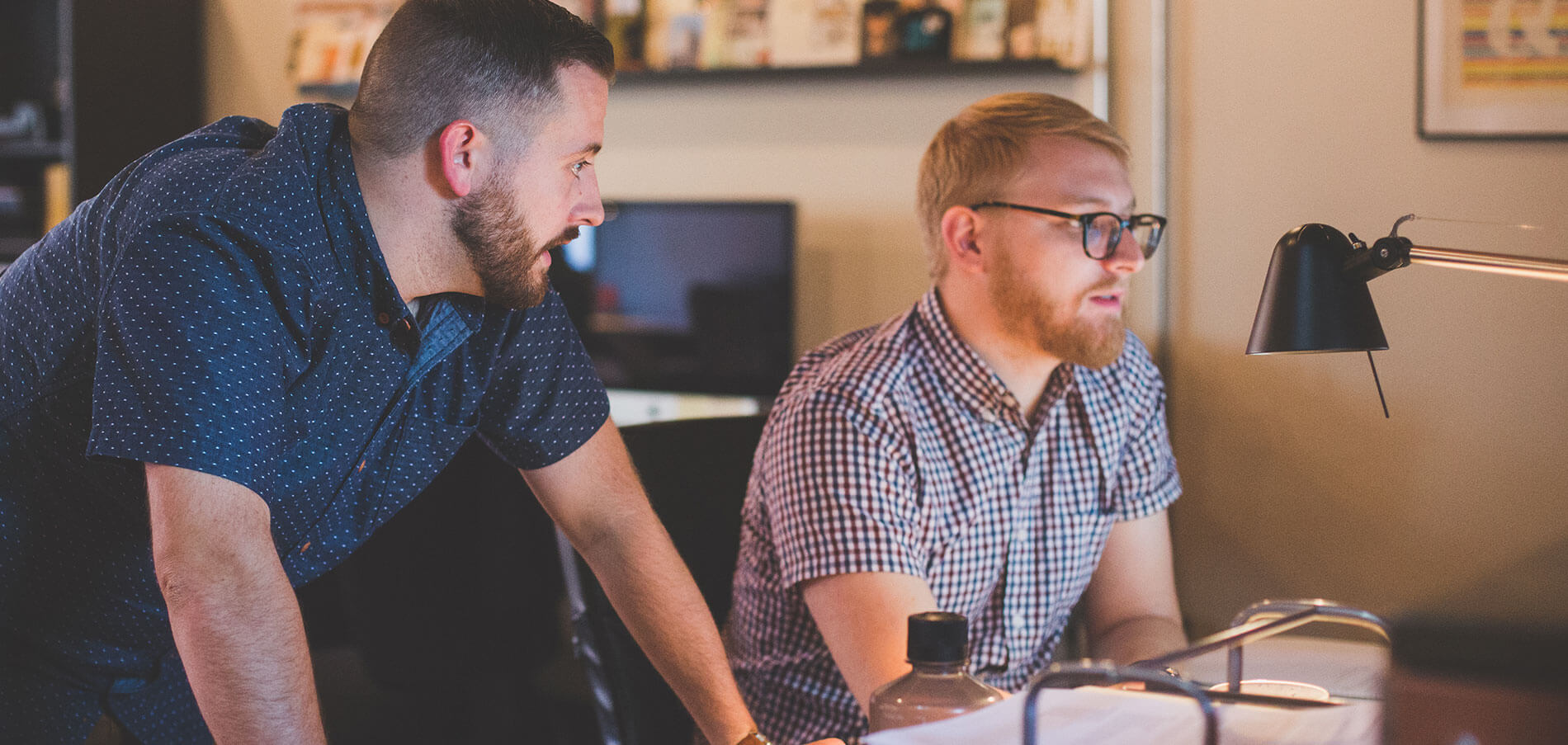 Infantree's lead strategy team analyzing information for brand positioning