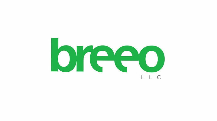 old Bree logo in vivid greent