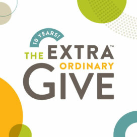 Sample ad for The Extraordinary Give in Lancaster PA. Branding by Infantree